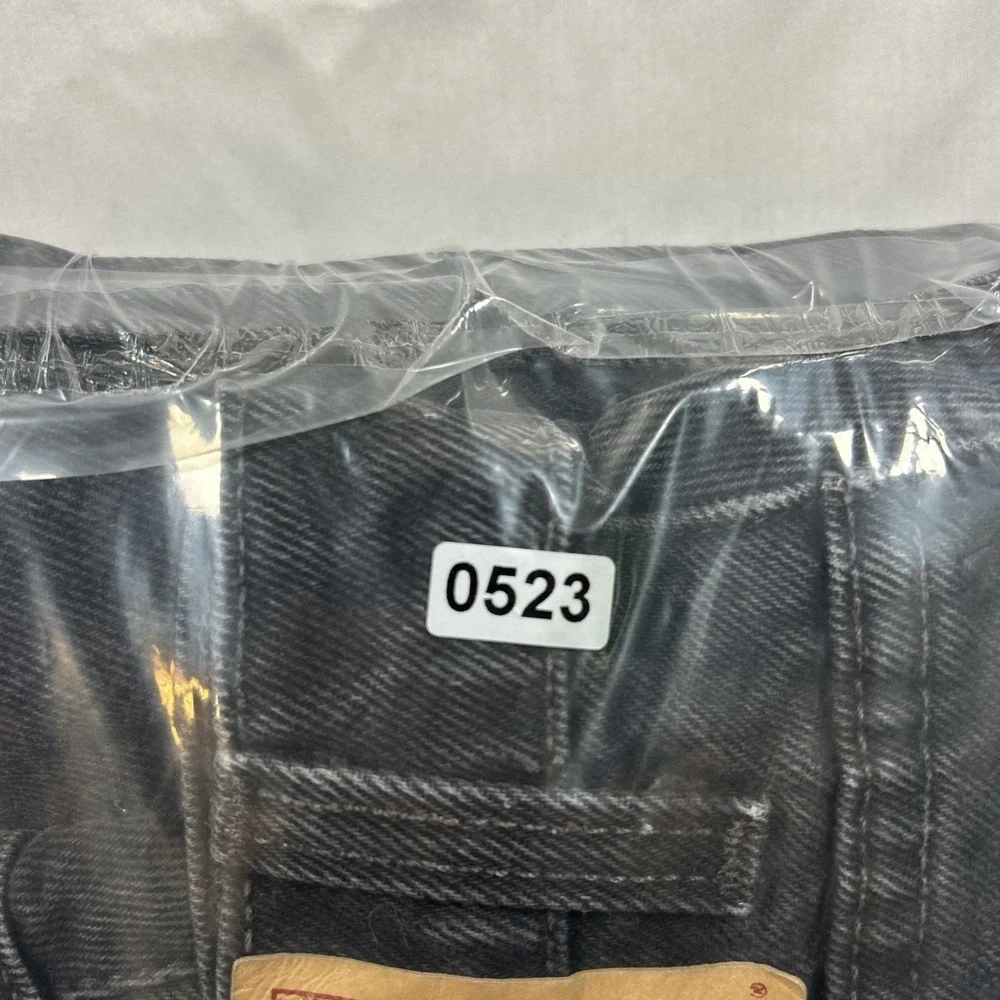 Vintage Levis 550 Relaxed Fit Black Denim Jeans Mens 32x30